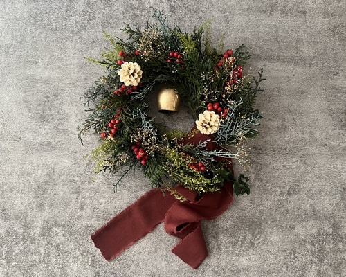 クリスマスリースやスワッグに！【天然檜/ヒノキ】花材/森林浴/ヒノキ風呂にも♪ クリスマスリースやスワッグに！【天然檜/ヒノキ】花材/森林浴/ヒノキ