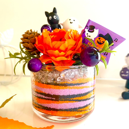 ハロウィンカラーサンドアートキット　3セット ハロウィンカラーサンドアートキット♡ その他インテリア雑貨
