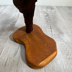ミニテーブル No.6 | インテリア小物 手作り 木製 本置き 茶色 10枚目の画像