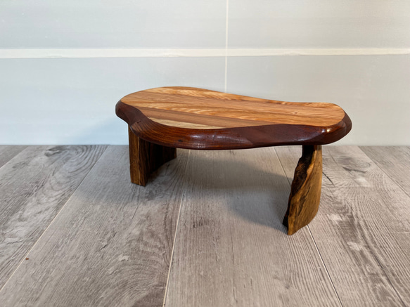 ミニテーブル No.5 | インテリア小物 手作り 木製 本置き 茶色 その他