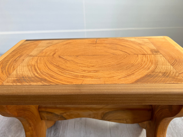 ミニテーブル No.1 | インテリア小物 手作り 木製 本置き 茶色 8枚目の画像