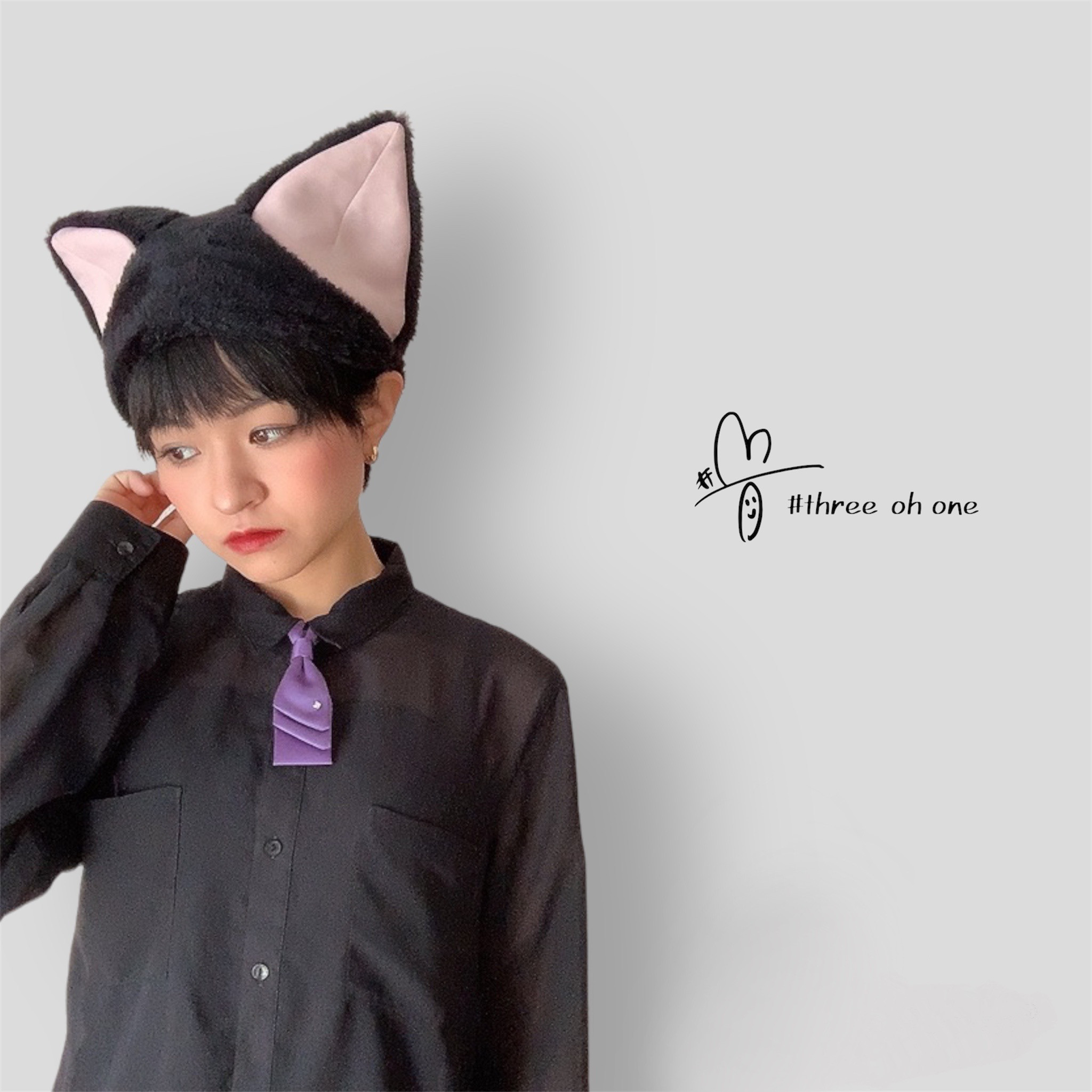 大きな猫耳帽子 8,047円