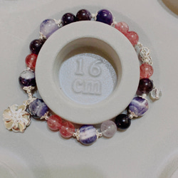 Anna’s 水晶設計～14K包金夢幻紫水晶草莓晶（抽拉繩款）～ 第3張的照片
