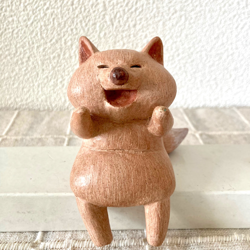 食いしん坊アニマルシリーズ＊ お皿をくわえるキツネさん その他