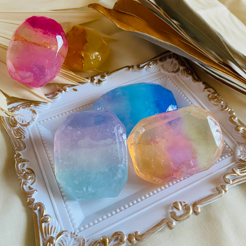 席札》《プチギフト》《ノベルティ》宝石石鹸✦‧.｡.:*・:.お好みのお色