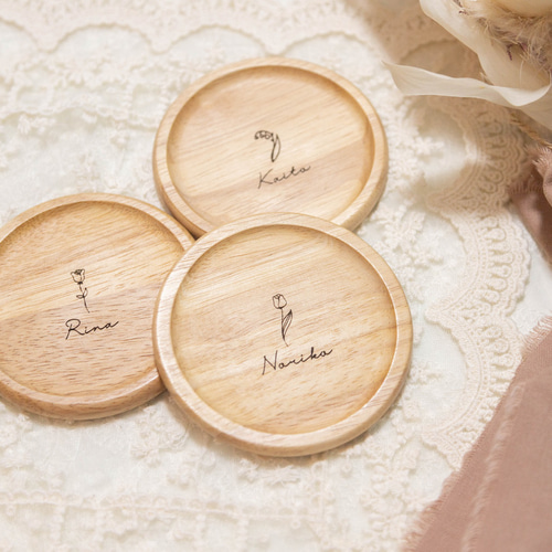 確認⸜(๑'ᵕ'๑)⸝木製フルオーダーコースター確認⸜(๑'ᵕ'๑)⸝