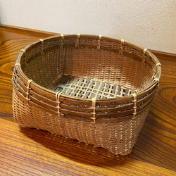 2コ1セット】普段の暮らしを楽しく、心豊かに！ ペアの竹細工 カゴや