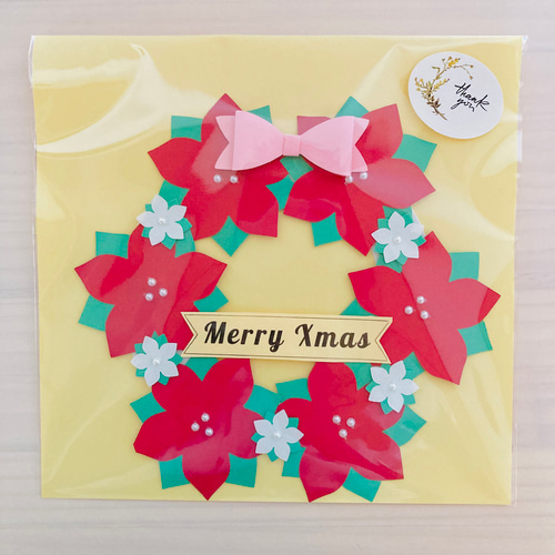 クリスマスリース☆壁面飾り