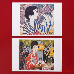 明信片 Yumeji Takehisa（5 件套） 第3張的照片