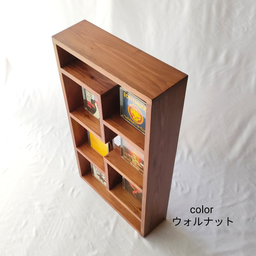 ディスプレイラック 本棚 CDラック 本棚・絵本棚・マガジンラック はな