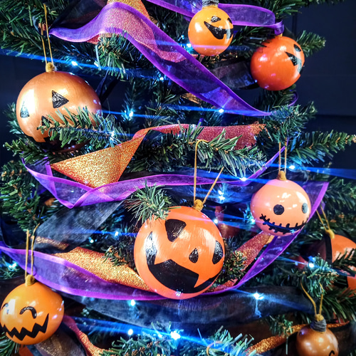 ハロウィンツリー 全部セット！(LEDライト付) その他インテリア