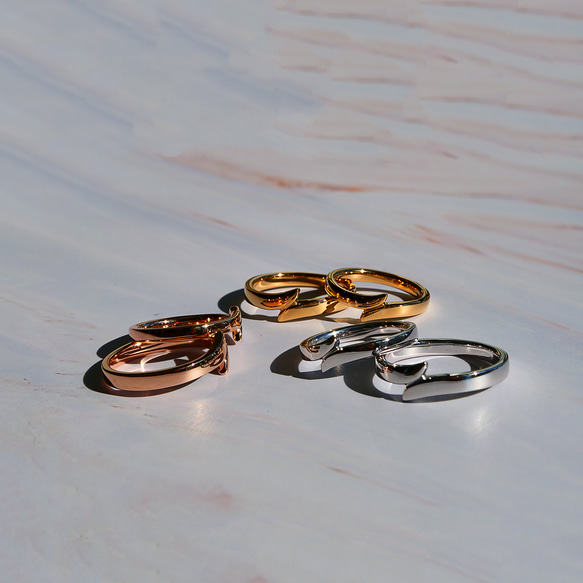 ◇受注制作◇結婚指輪 マリッジリング ペアリング シンプルデザイン シリーズ009 2枚目の画像