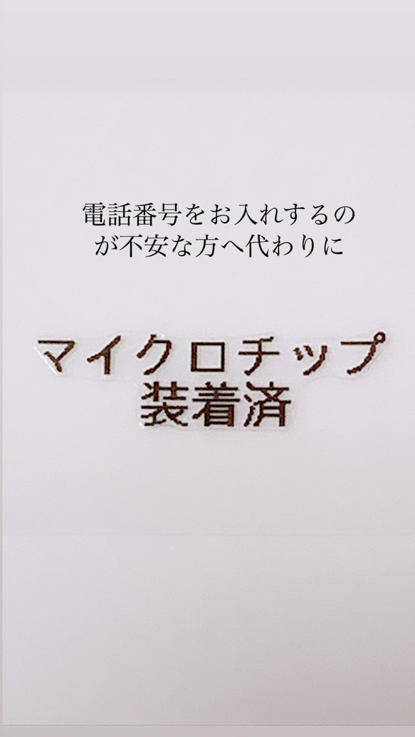 犬‍⭐︎猫‍⭐︎ペット用 ✴︎ボーン型迷子札 6枚目の画像