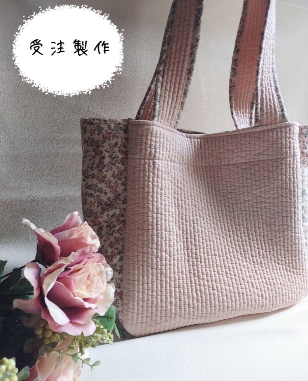 ◆ 受注製作◆《軽くてオススメ♡》◆BIG◆リバティイブルトートバッグ/マザーズバッグ
