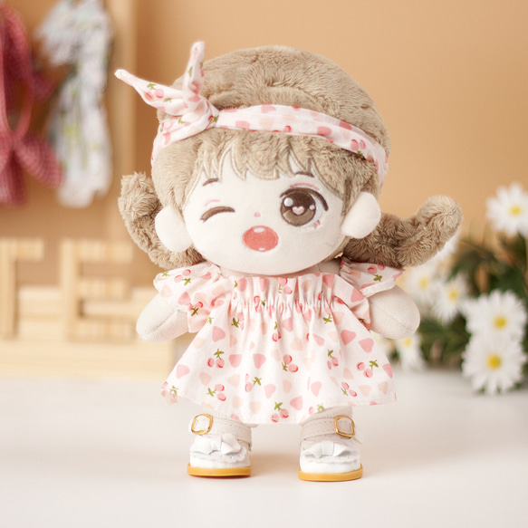 キャラクタードール用 着せ替え服 20cmドール用 ぬいぐるみ  