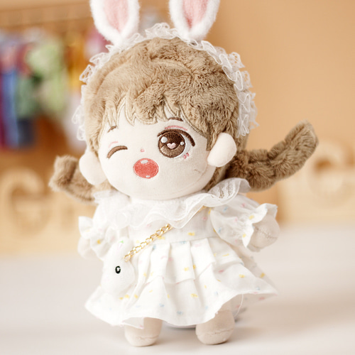 キャラクタードール用 着せ替え服 20cmドール用 コスチュームヘア