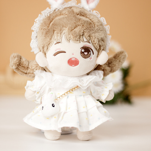 キャラクタードール用 着せ替え服 20cmドール用 コスチュームヘア