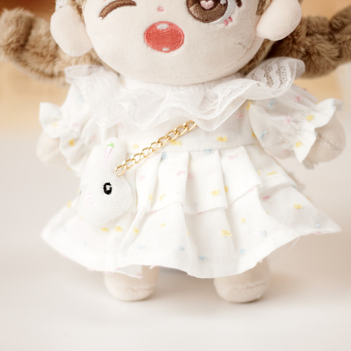 キャラクタードール用 着せ替え服 20cmドール用 コスチュームヘア