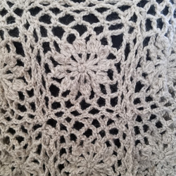 手編み　パターン模様　セーター　ウール100% 5枚目の画像
