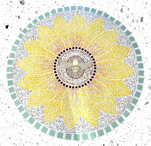 サークルストーン　ガーデンサークル　コンクリート　埋め込み　エントランス　ガーデン　タイル　サークル　レンガ 