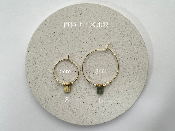 Hoop Pierce S　フープピアス　Sサイズ [DBB] 6枚目の画像