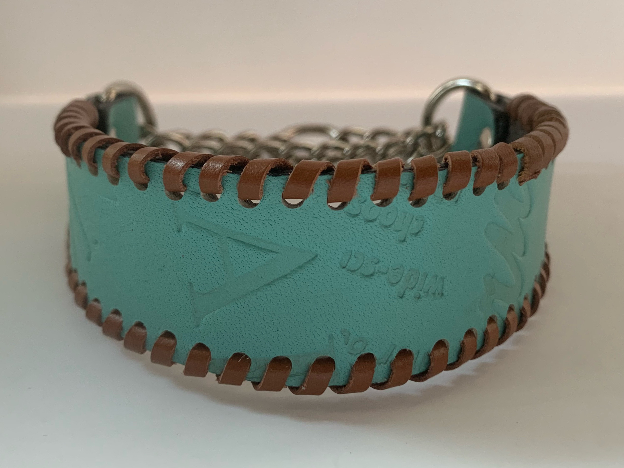 犬の本革ハーフチョークNo.154(小型犬)