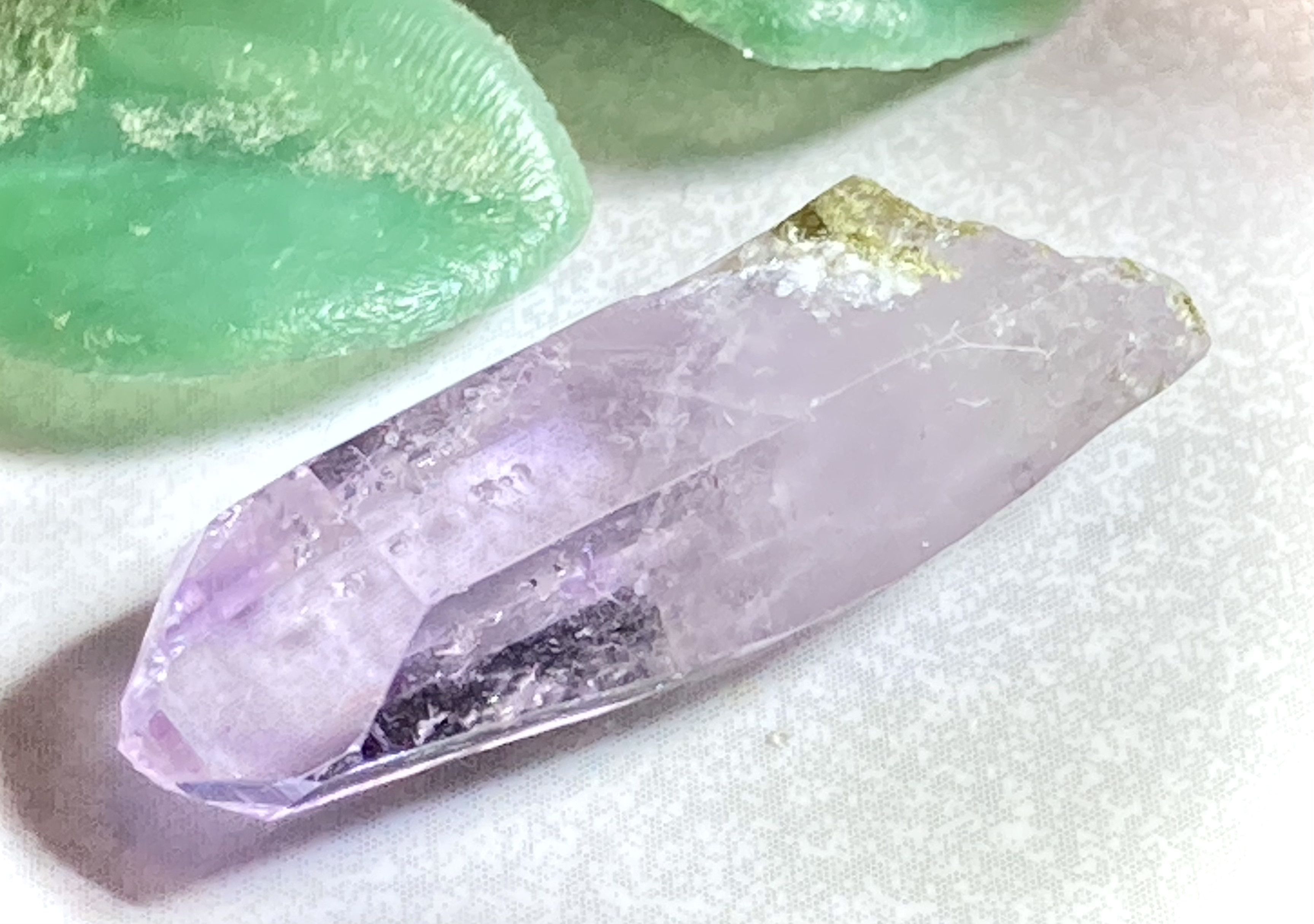 エンジェルフェザー✿*:・　万華鏡　フローライト　マルチカラー　蛍石　ポイント エンジェルフェザー✿*:・ 万華鏡 フローライト マルチカラー 蛍