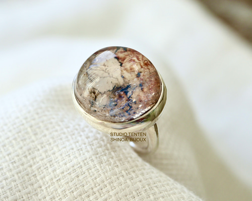 botanical artのdendric quartz] ring 指輪・リング STUDIO