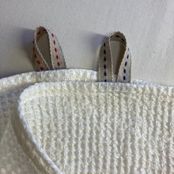 リネンワッフル＊キッチンクロス　額縁仕上げ 2枚目の画像