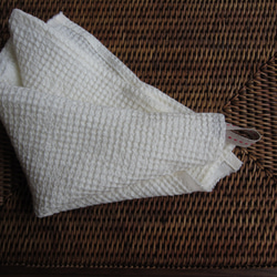 リネンワッフル＊キッチンクロス　額縁仕上げ 5枚目の画像