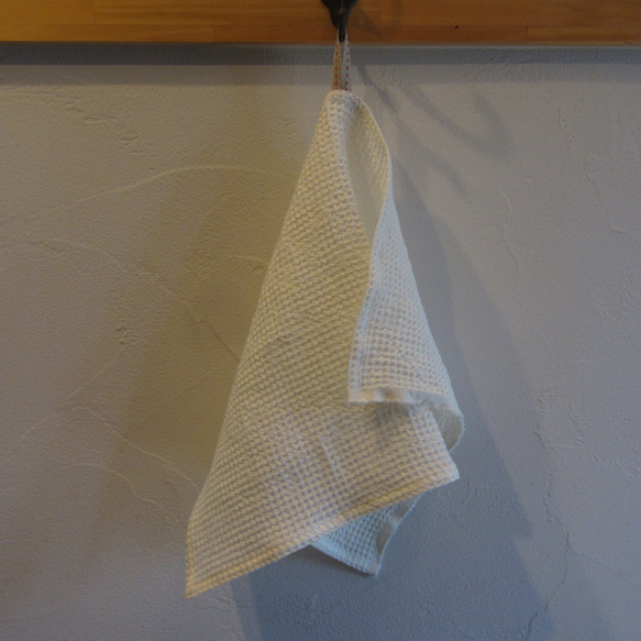 リネンワッフル＊キッチンクロス　額縁仕上げ 8枚目の画像