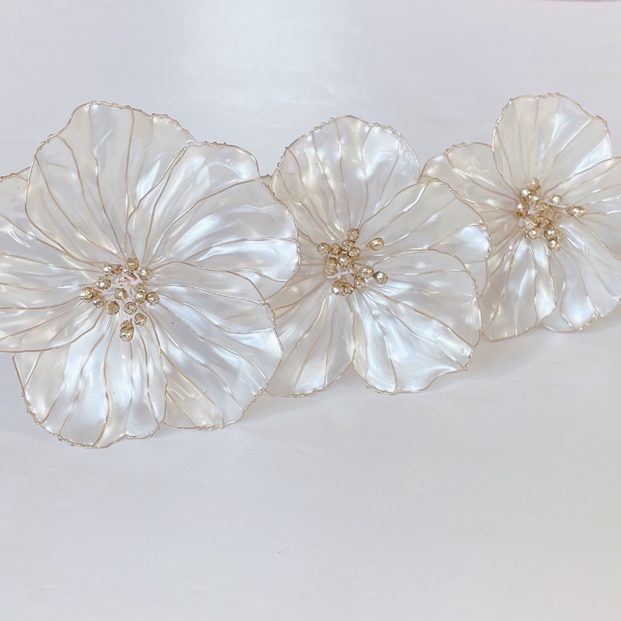 【濃密シリーズ】ヘッドドレス✴︎ウェディングフォト✴︎アメリカンフラワー✴︎ディップフラワー