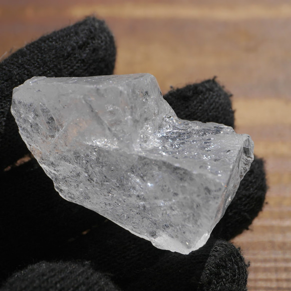 天然石ロッククリスタル約25g約44mm(ブラジル産)水晶ラフロック穴なし原石クリスタル鉱物[bq-221001-01] 2枚目の画像