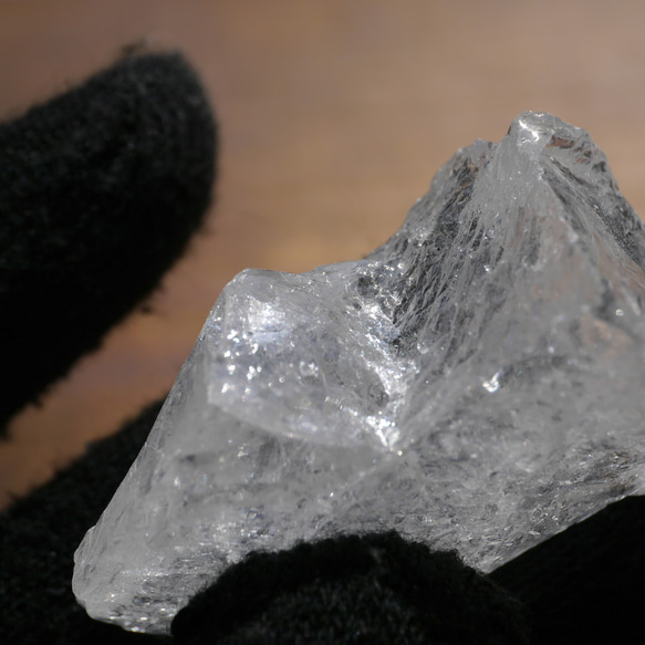 天然石ロッククリスタル約25g約44mm(ブラジル産)水晶ラフロック穴なし原石クリスタル鉱物[bq-221001-01] 9枚目の画像