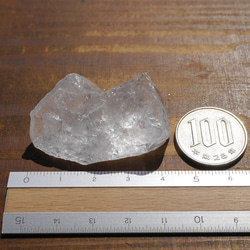 天然石ロッククリスタル約25g約44mm(ブラジル産)水晶ラフロック穴なし原石クリスタル鉱物[bq-221001-01] 7枚目の画像