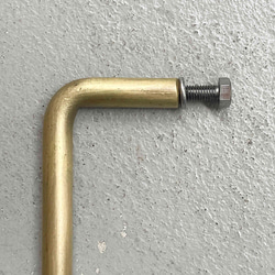 ＼送料無料／[Brass Round Handle]真鍮ハンドル 取手 金具 DIY 引出し 扉 持ち手 ‐38_b‐ 5枚目の画像