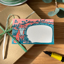 どうぶつのすみか　メッセージカード 4枚目の画像