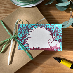 どうぶつのすみか　メッセージカード 1枚目の画像