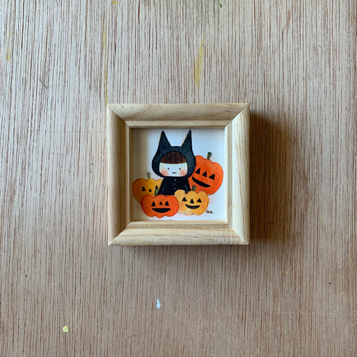 ハロウィン★仲良し♡クマお化け&黒猫 ハロウィン☆仲良し♡クマお化け&黒猫