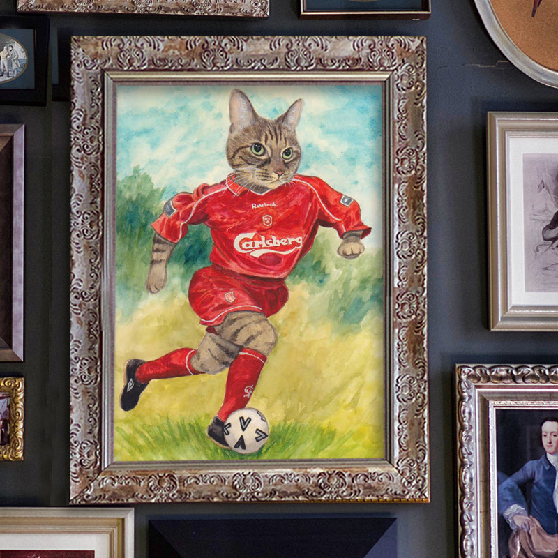 うちの子の肖像画＊手描きイラストオーダー＊ペット似顔絵＊洋服＊猫＊犬