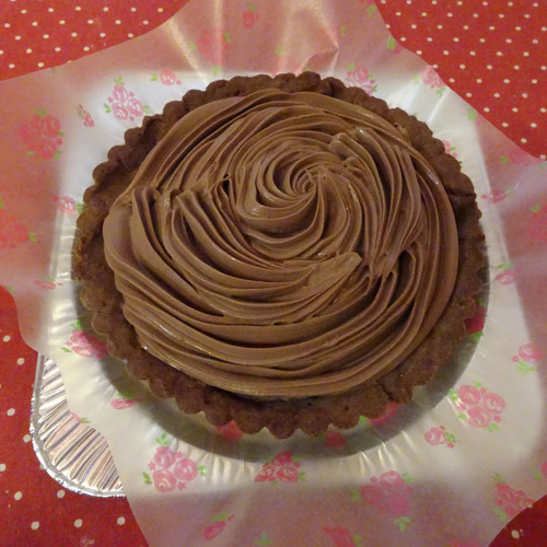 5号 シャインマスカット トッピングのチョコタルト