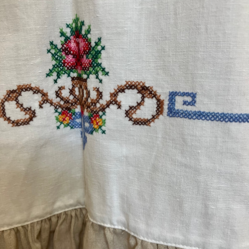 アンティーク調ヴィンテージ クロスステッチ 刺繍 かわいい