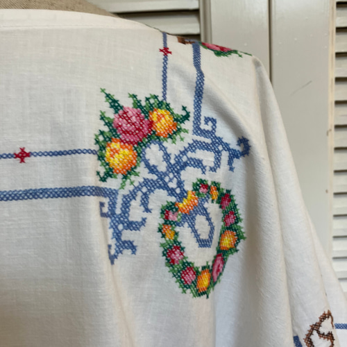 アンティーク調ヴィンテージ クロスステッチ 刺繍 かわいい