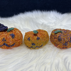 ハロウィン雑貨♪　かぼちゃのお化け3種セット 2枚目の画像