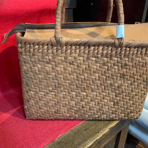 新作2025年度✨山葡萄網代編みバック✨ かごバッグ natural 通販