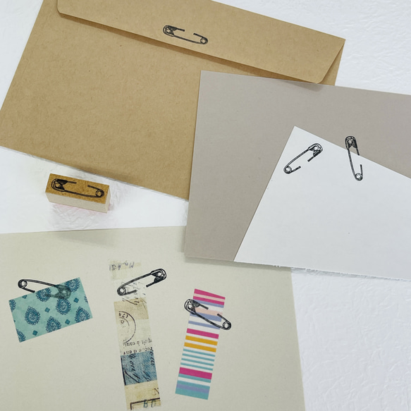 リアルな安全ピンスタンプ 2枚目の画像