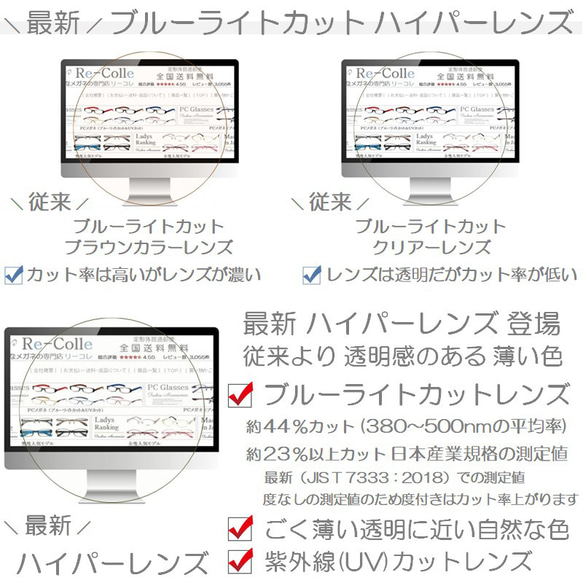 チタン材 軽くて丈夫な老眼鏡 シニアグラス おしゃれ メタル +1.0～+3.5 度付き ブルーライトカット 222 10枚目の画像