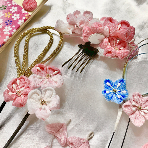 つまみ細工の髪飾り＊壁掛けミニ羽子板 かんざし HANAMARU雑貨 通販