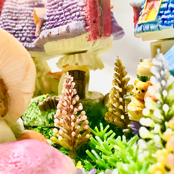 【ジオラマ】夢の森の仲間たち - キノコの妖精 16枚目の画像