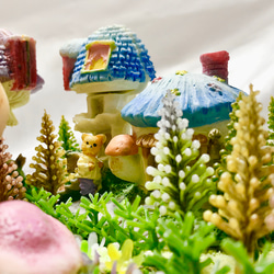【ジオラマ】夢の森の仲間たち - キノコの妖精 6枚目の画像